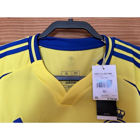 Adidas Al Nassr Cristiano Ronaldo #7 Home Jersey 24/25 Men's Size XL JP0459 - Picture 2 of 11